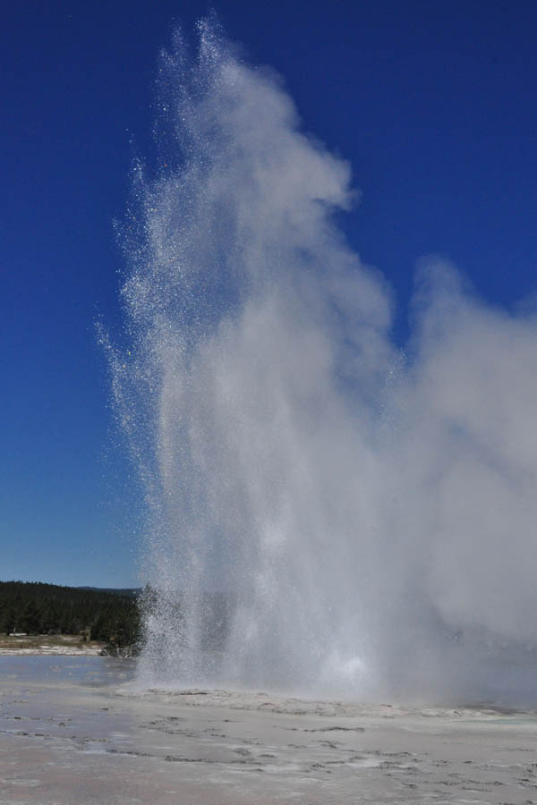 black geyser lower basin yellowstone